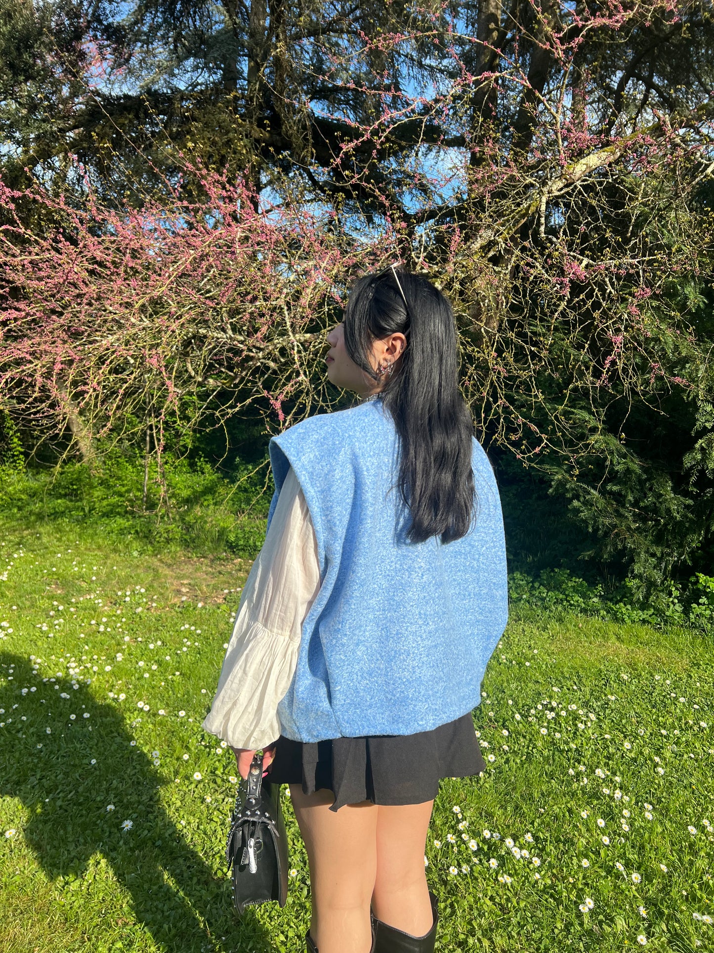 GILET ANANDA BLEU CIEL