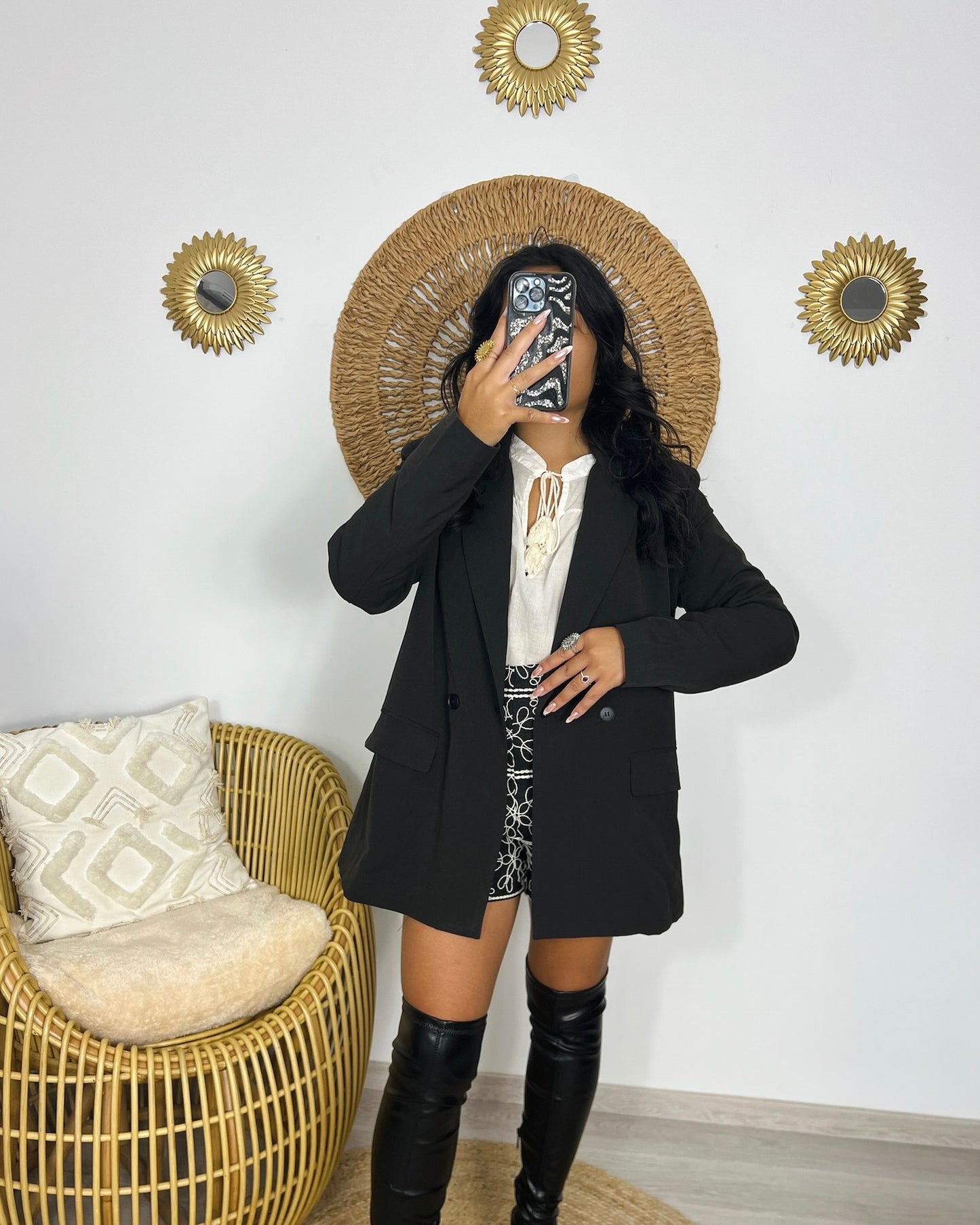 BLAZER BUSSABA NOIR
