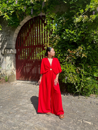 Combinaison large rouge Pairat