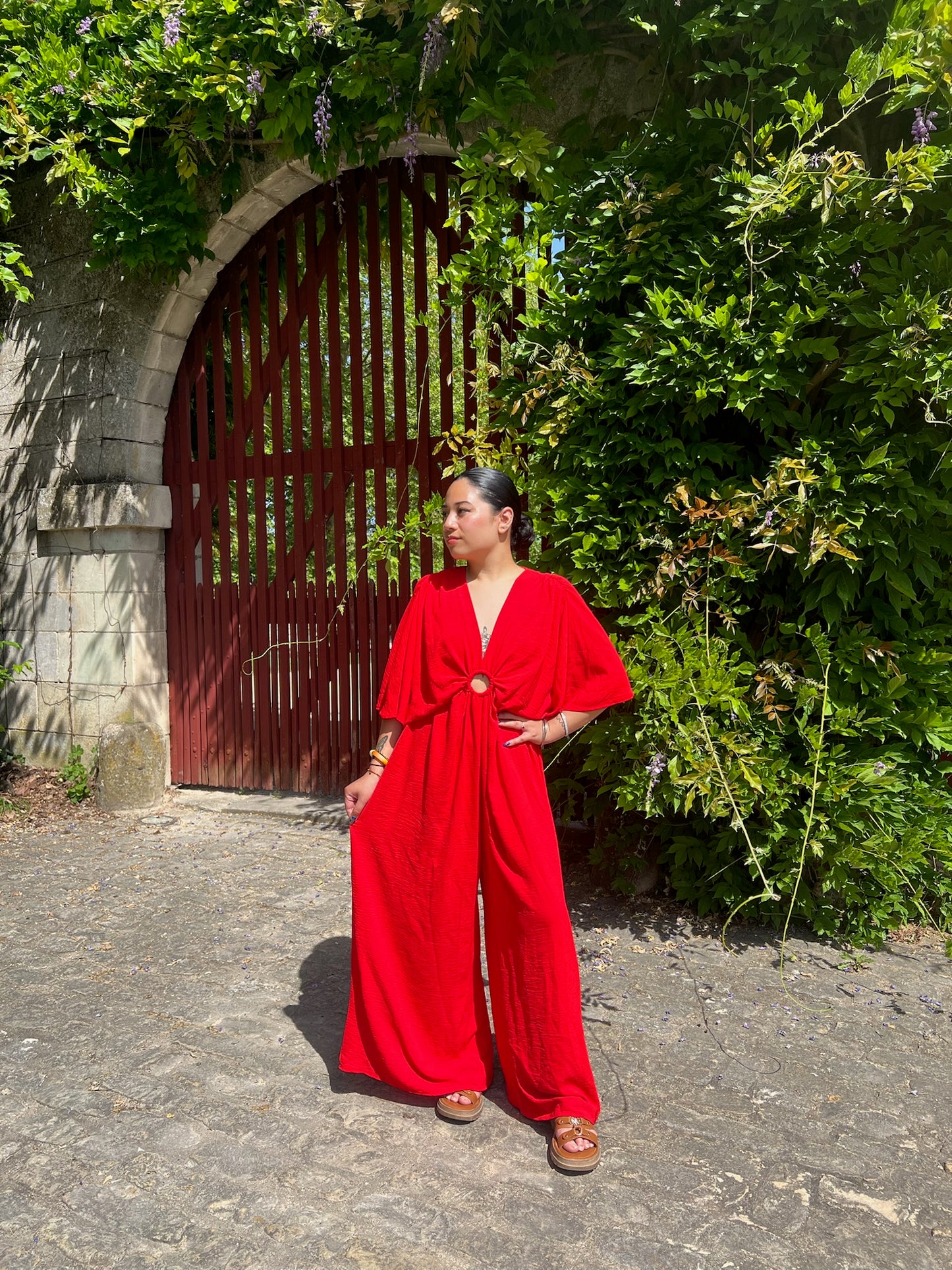 Combinaison large rouge Pairat