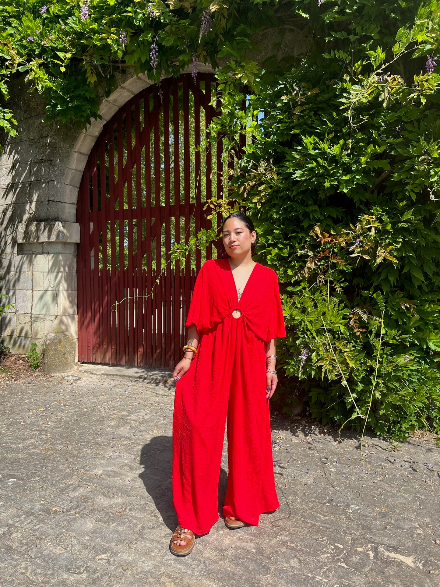 Combinaison large rouge Pairat
