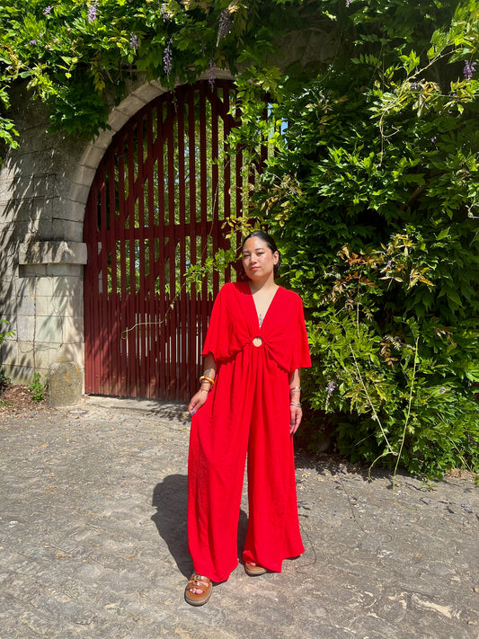 Combinaison large rouge Pairat