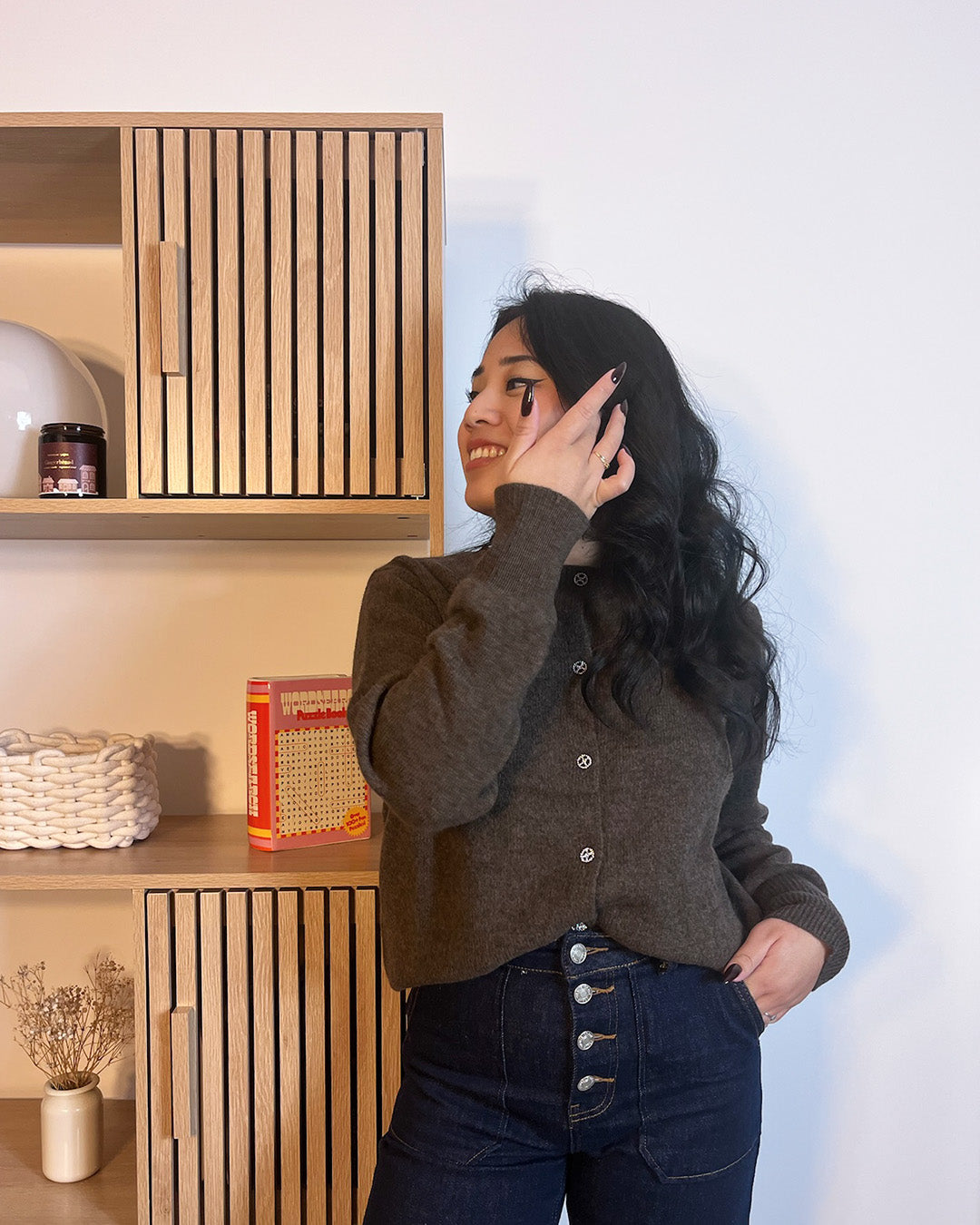 rendu porté du gilet porté en pull